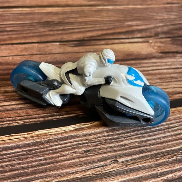 Max Steel McDonald's Happy Meal White Street Bike Motorcycle Toy 4in (SKU: 14TO) - Picture 1 of 5